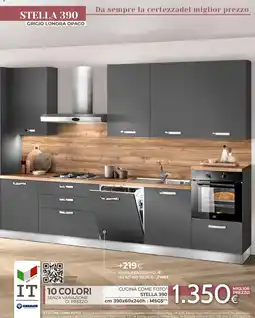 Mondo Convenienza Stella 390 Grigio Londra Opaco offerta