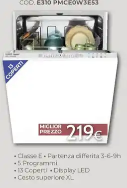 Mondo Convenienza Lavastoviglie offerta