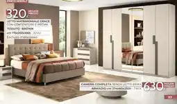 Mondo Convenienza Letto matrimoniale Grace offerta