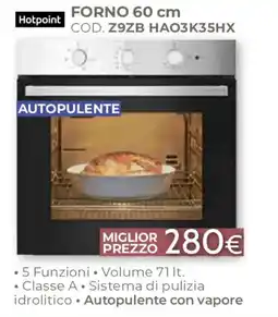 Mondo Convenienza Forno 60 cm Hotpoint offerta