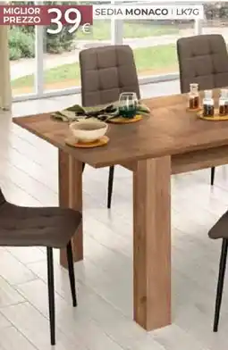 Mondo Convenienza Sedia Monaco offerta