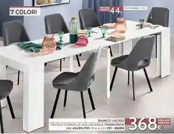 Mondo Convenienza Tavolo consolle allungabile Francesca offerta