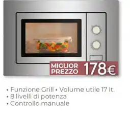 Mondo Convenienza Microonde offerta