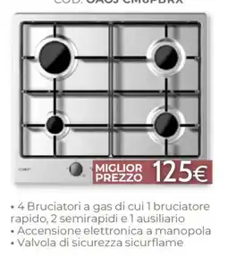Mondo Convenienza Cucina a gas offerta