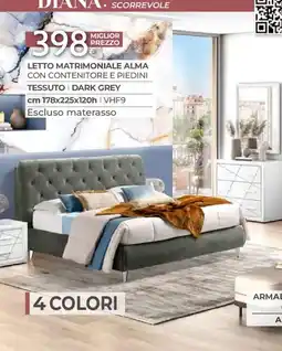 Mondo Convenienza Letto matrimoniale Alma offerta