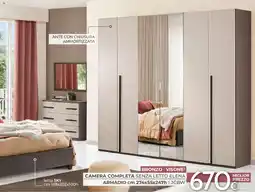 Mondo Convenienza Camera completa senza letto Elena offerta