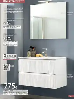 Mondo Convenienza Componibile bagno RIGATO offerta