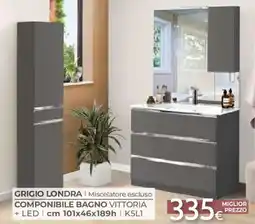 Mondo Convenienza Componibile bagno vittoria offerta