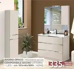 Mondo Convenienza Componibile bagno Vittoria offerta