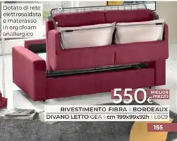 Mondo Convenienza Divano letto GEA offerta