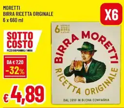 Famila Birra Moretti Ricetta Originale offerta