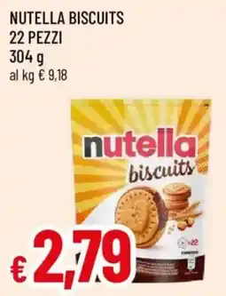 Famila Nutella biscuits offerta
