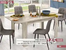 Mondo Convenienza Tavolo allungabile Dafne offerta