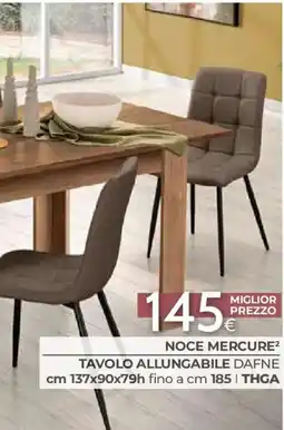 Mondo Convenienza Tavolo allungabile Dafne offerta