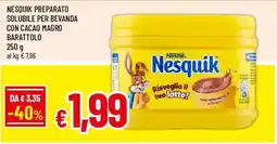 Famila Nesquik preparato solubile per bevanda con cacao magro offerta