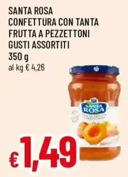 Famila Santa Rosa confettura con tanta frutta a pezzetttoni offerta