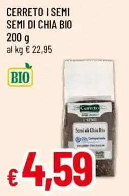 Famila Ceretto semi di chia bio offerta