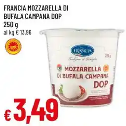 Famila Francia mozzarella di bufala campana dop offerta