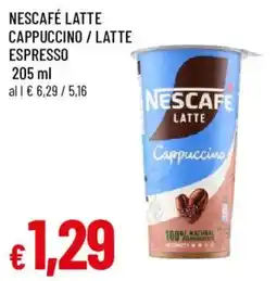 Famila Nescafe Latte Cappuccino offerta