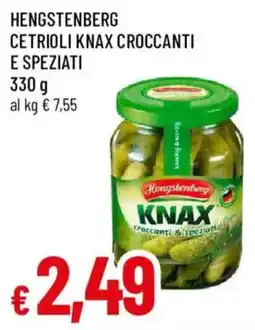 Famila Hengstenberg cetrioli knax croccanti e speziati offerta