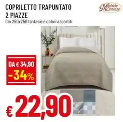 Famila Copriletto trapuntato Morbide Carezze offerta
