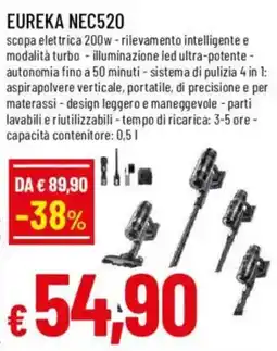 Famila Eureka scopa elettrica offerta