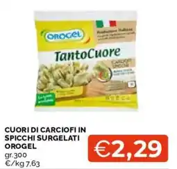 Mercatò Cuori di carciofi in spicchi surgelati Orogel offerta