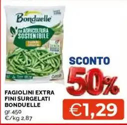 Mercatò Fagiolini extra fini surgelati Bonduelle offerta