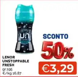 Mercatò Lenor Unstoppable Fresh offerta