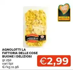 Mercatò Agnolotti la fattoria delle cose buone i deliziosi offerta