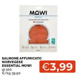 Mercatò Salmone affumicato norvegese essential mowi offerta