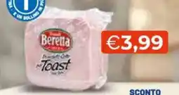 Mercatò Beretta Prosciutto Cotto Toast offerta
