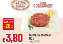 Famila Tartare di Scottona offerta