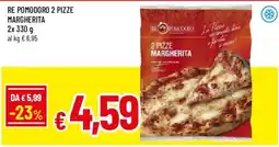 Famila Re Pomodoro 2 pizze Margherita offerta