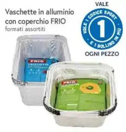 A&O Vaschette in alluminio con coperchio FRIO offerta