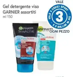 A&O Gel detergente viso Garnier assortiti offerta