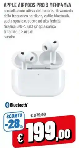 Famila Apple AirPods Pro 3 offerta
