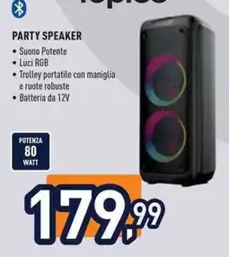 Unieuro Party Speaker offerta