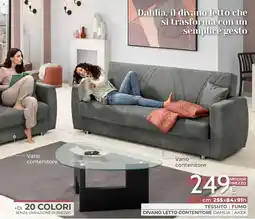 Mondo Convenienza Divano letto contenitore Dahlia offerta