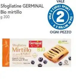 A&O Sfogliatine Germinal Bio mirtillo offerta