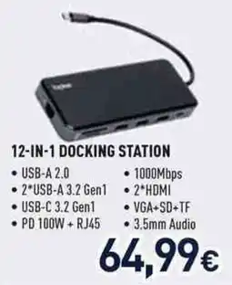 Unieuro 12-in-1 docking station offerta