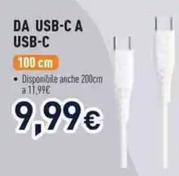 Unieuro Cavo usb-c a usb-c offerta