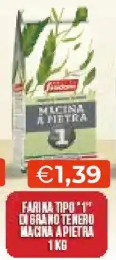Mercatò Farina tipo "1" di grano tenero macina a pietra offerta