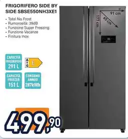 Unieuro Frigorifero side by side SBSE550NH3XE1 offerta