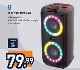 Unieuro Party Speaker 40W offerta