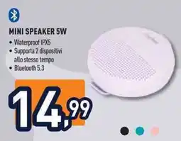 Unieuro Mini speaker 5W offerta
