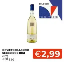Mercatò Orvieto Classico Secco Doc Bigi offerta