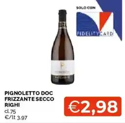 Mercatò Pignoletto Doc Frizzante Secco Righi offerta
