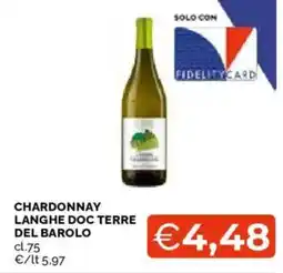 Mercatò Chardonnay Langhe Doc Terre del Barolo offerta