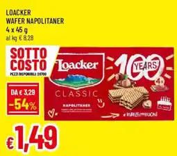 Famila Loacker wafer napolitaner classic offerta